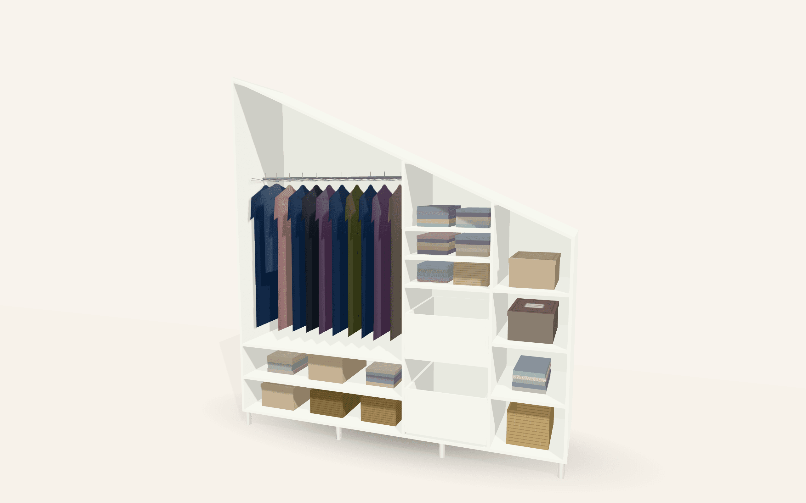 The Over-Stairs Eaves Wardrobe
