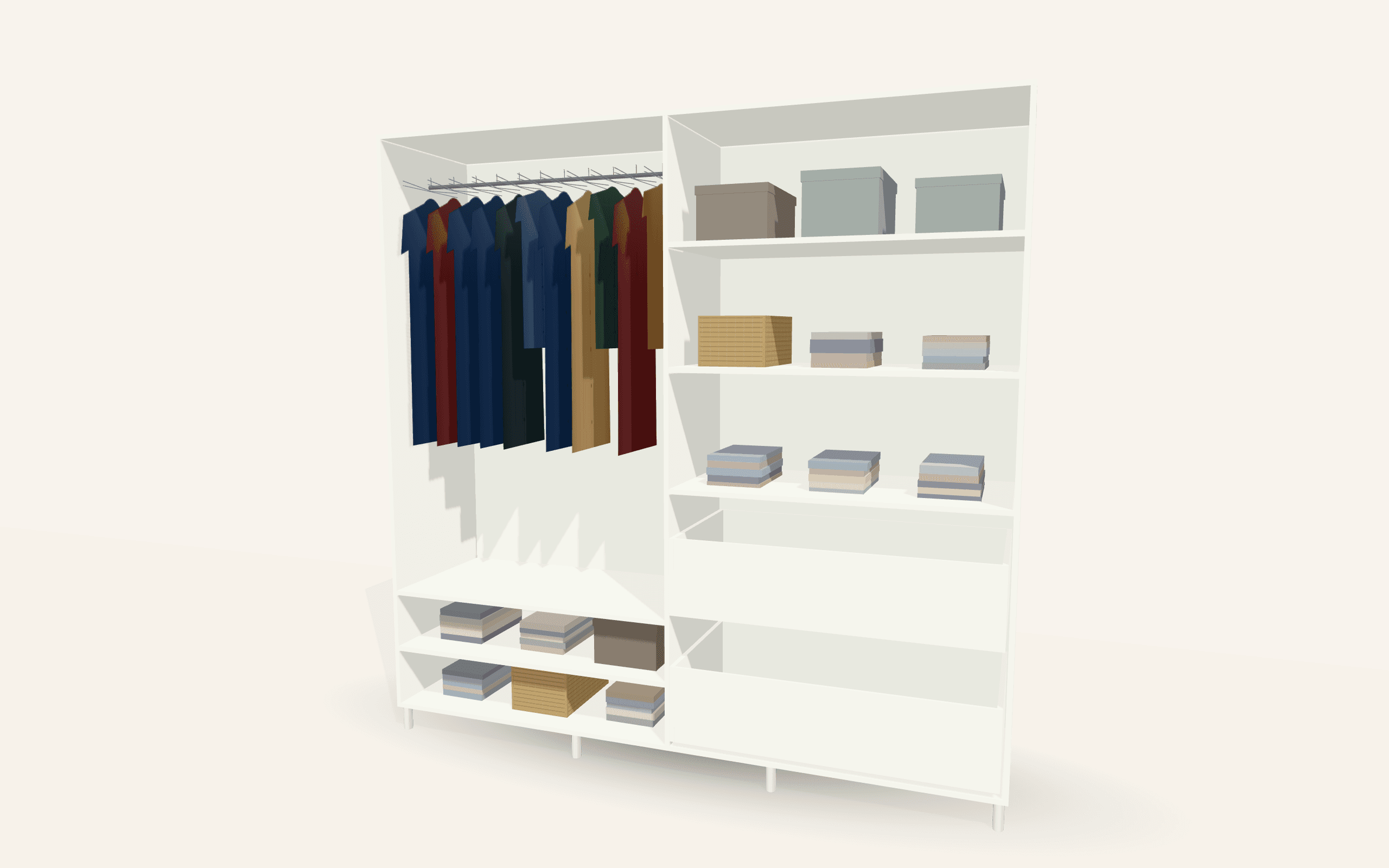 The Classic Shaker Wardrobe