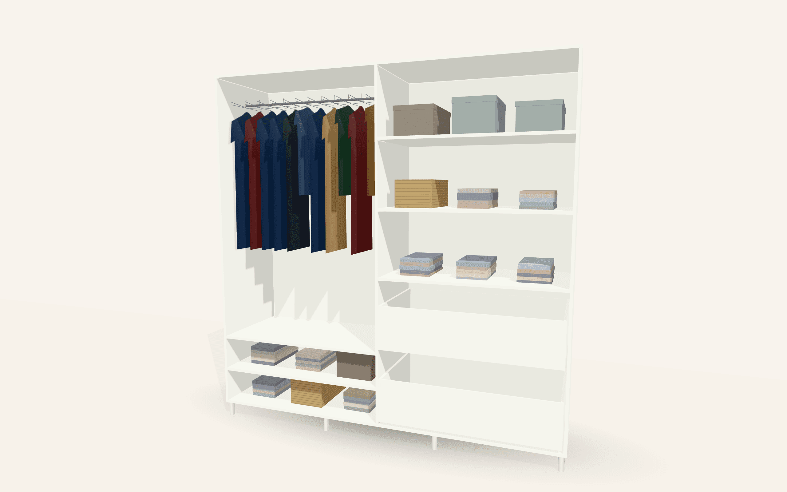 The Panorama Sliding Wardrobe (Mirror)