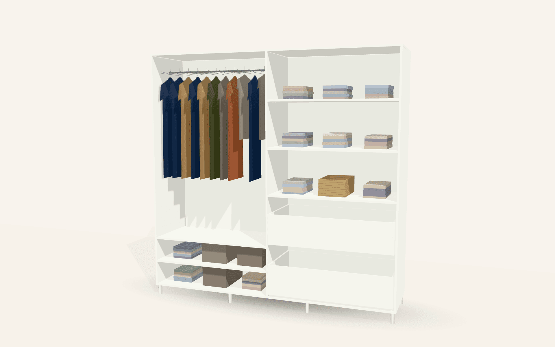 The Classic Shaker Wardrobe